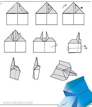 [纸飞机过桥]制作世界上可以转弯的纸飞机
