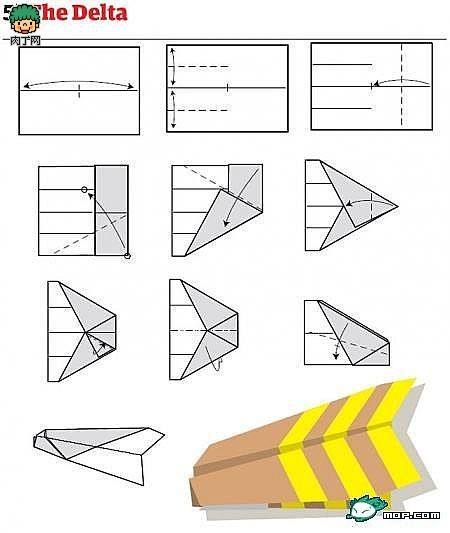 [纸飞机的折法]纸飞机的折法最远最久