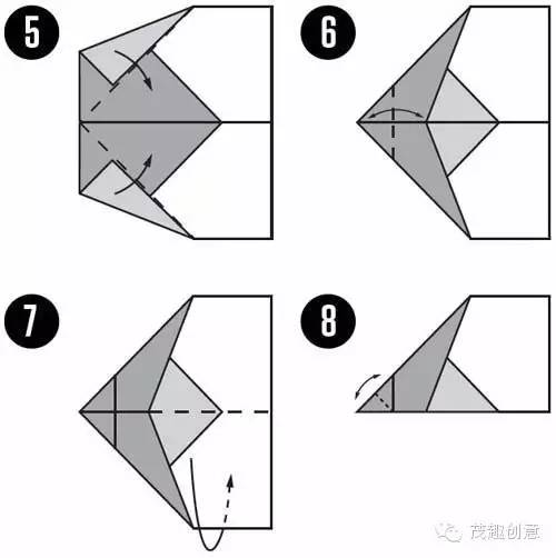 纸飞机折法,纸飞机折法教程